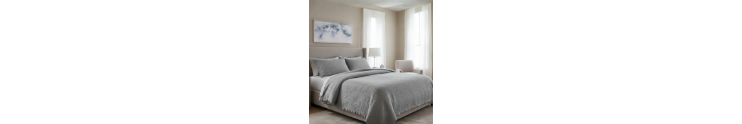 Edredón Tana Gris 100% Algodón Textura Waffle | Laura Home
