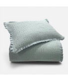 Edredón Tana Verde Agua 100% Algodón Textura Waffle | Laura Home
