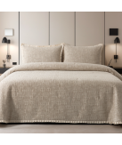 Edredão Tana Linho 100% Algodão Textura Waffle | Laura Home