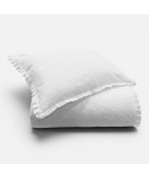 Edredón Damasco Blanco 100% Algodón Textura floral| Laura Home