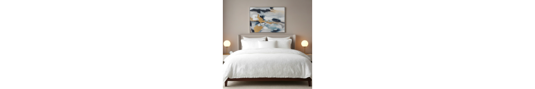 Edredón Damasco Blanco 100% Algodón Textura floral| Laura Home