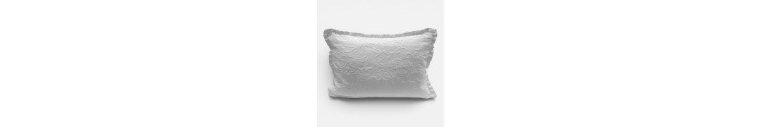 Edredón Damasco Blanco 100% Algodón Textura floral| Laura Home