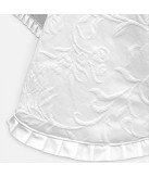 Edredón Damasco Blanco 100% Algodón Textura floral| Laura Home