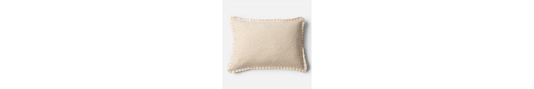 Edredão Damasco Bege 100% Algodão Textura Floral| Laura Home