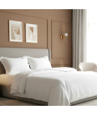 Edredão Bordado Bolas Branco 100% Algodão | Laura Home