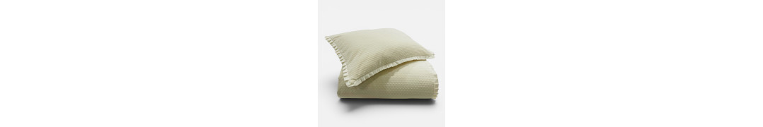 Edredão Bordado Bolas Bege 100% Algodão | Laura Home