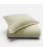 Edredón Beige Bordado con Lunares 100% Algodón | Laura Home