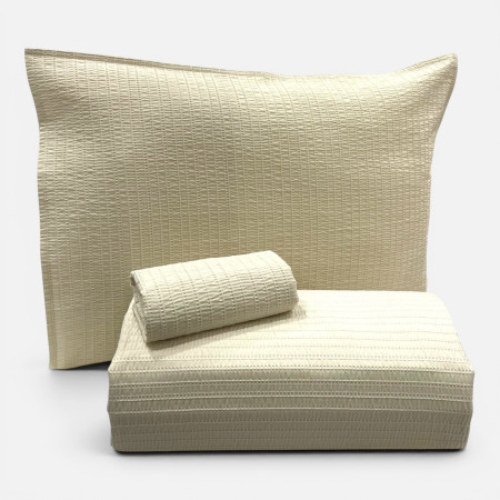 Funda Nórdica Galiza Beige 100% algodón | Laura Home