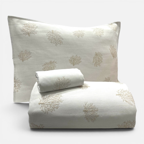 Funda Nórdica Mariño Coral Beige 100% algodón | Laura Home