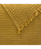 Manta Waffle Tana Amarillo 100% algodón | Laura Home