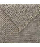 Manta Waffle Tana Taupe 100% Algodão | Laura Home