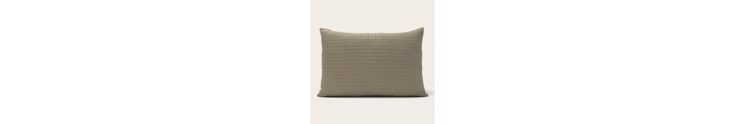 Almofada Decorativa Tana Taupe em 100% Algodão | Laura Home