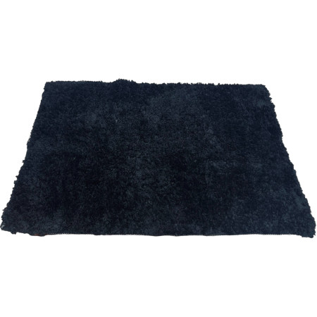 Alfombra Wood Negra Antideslizante | Laura Home