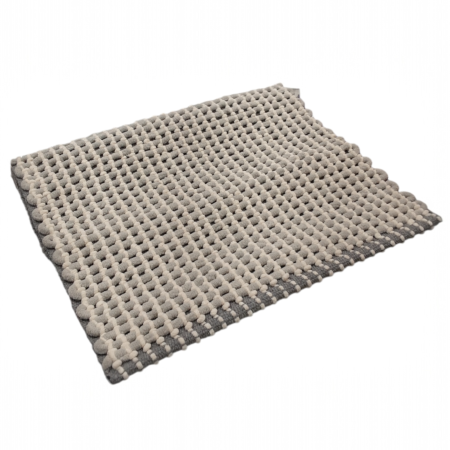 Alfombra 362 Gris y Blanco 50x80 cm | Laura Home