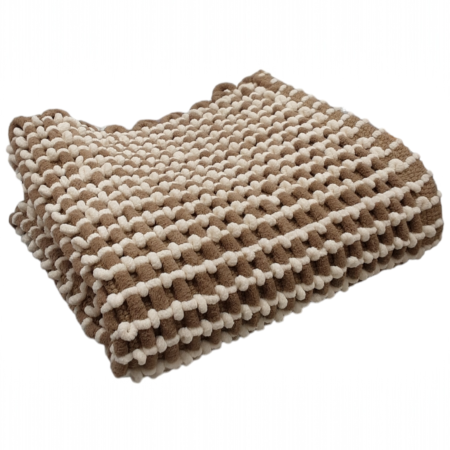 Tapete 362 Castanho e Branco 50x80 cm | Laura Home