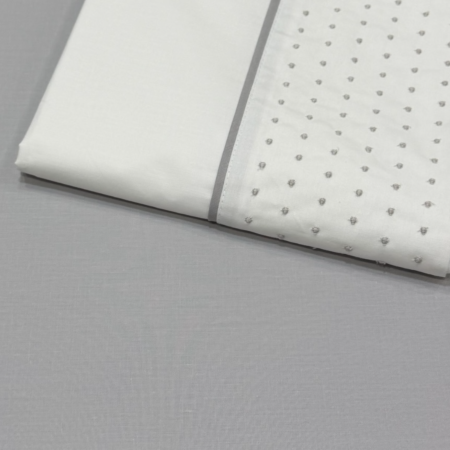 Juego de sábanas Boémia Gris Percal 300 hilos | Laura Home