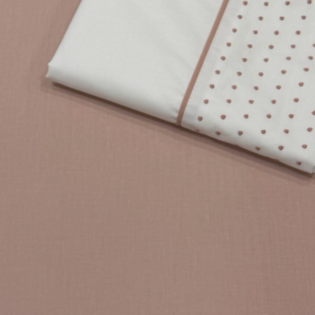 Juego de sábanas Boémia Rosa Percal 300 hilos | Laura Home