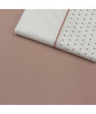 Juego de sábanas Boémia Rosa Percal 300 hilos | Laura Home