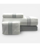 Jogo de Cama Percal 300 Fios Dune Cinzento| Laura Home