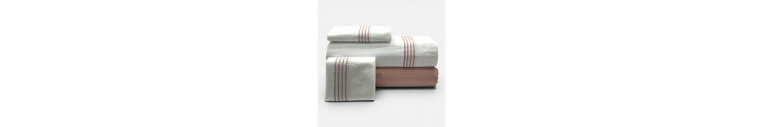 Jogo de Cama Percal 300 Fios Dune Rosa| Laura Home