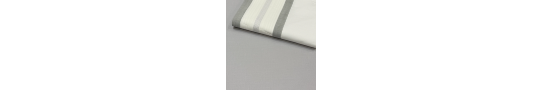 Jogo de Cama Percal 300 Fios Pregas Cinzento| Laura Home