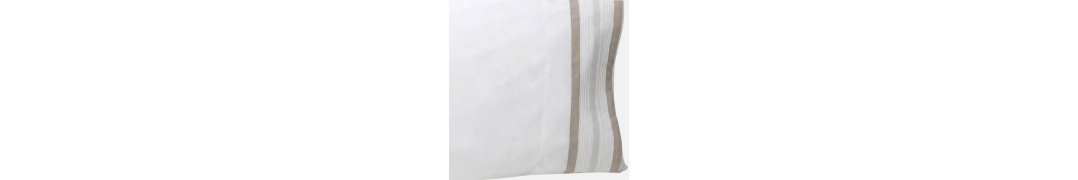 Jogo de Cama Percal 300 Fios Pregas Taupe| Laura Home