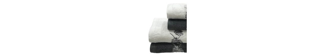 Conjunto de Banho Parra Cinza: 100% Algodão 550g | Laura Home