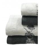Juego de Baño Parra Gris: 100% Algodón 550g | Laura Home