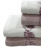 Juego de baño Parra Rosa: 100% Algodón 550g | Laura Home
