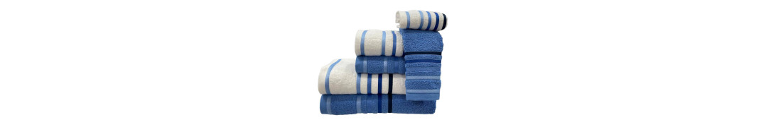 Conjunto de Banho D24 Azul: 100% Algodão 550g | Laura Home
