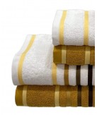Conjunto de Banho D24 Amarelo Mostarda: 100% Algodão 550g | Laura Home