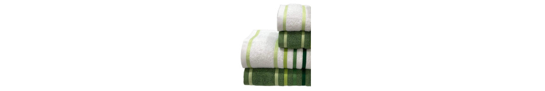 Juego de Baño D24 Verde 100% Algodón | Laura Home