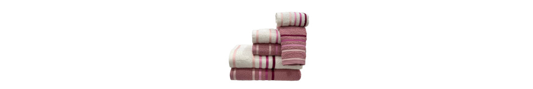 Juego de Baño D24 Rosa 100% Algodón | Laura Home