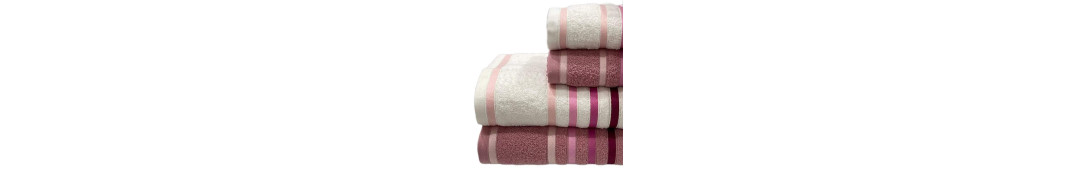 Conjunto de Banho D24 Rosa: 100% Algodão 550g | Laura Home