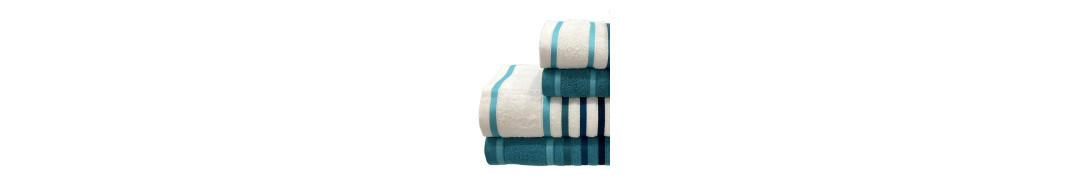 Conjunto de Banho D24 Azul Esmeralda: 100% Algodão 550g | Laura Home