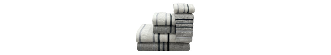 Juego de Baño D24 Gris Claro 100% Algodón | Laura Home