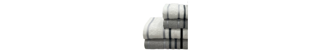 Juego de Baño D24 Gris Claro 100% Algodón | Laura Home