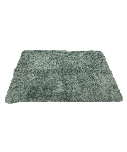 Tapete wood verde macio e antiderrapante | Laura Home