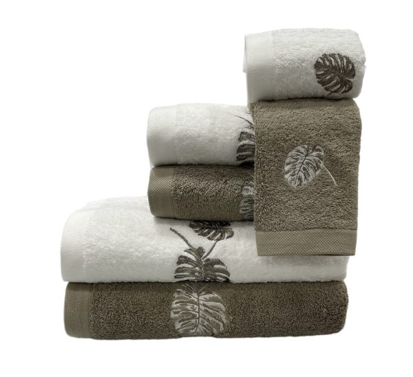 Conjunto de Banho Parra Taupe Conjunto de Banho Parra Taupe
