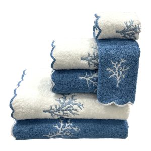 Conjunto de Banho Árvore Azul Petróleo Conjunto de Banho Árvore Azul Petróleo
