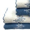 Conjunto de Banho Árvore Azul Petróleo Conjunto de Banho Árvore Azul Petróleo