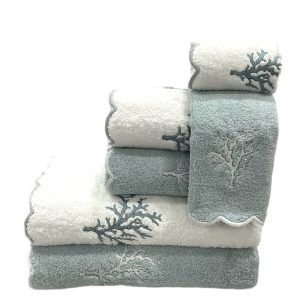 Conjunto de Banho Árvore Verde Água Conjunto de Banho Árvore Verde Água
