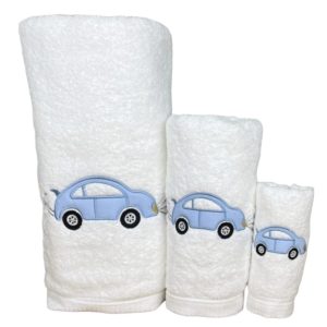 Jogo de Banho Carro Branco