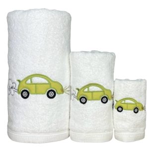 Jogo de Banho Carro Branco