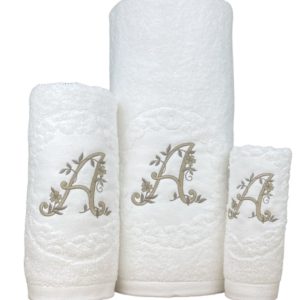 Conjunto de Banho Letra A Conjunto de Banho Letra A