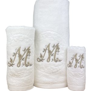 Conjunto de Banho Letra M Conjunto de Banho Letra M