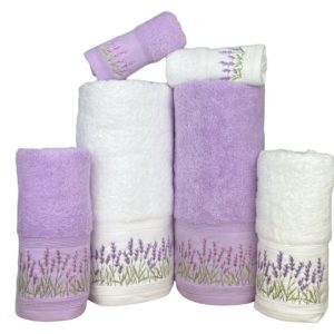 Conjunto de Banho Lavanda Lilás