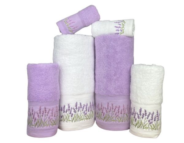 Conjunto de Banho Lavanda Lilás Conjunto de Banho Lavanda Lilás