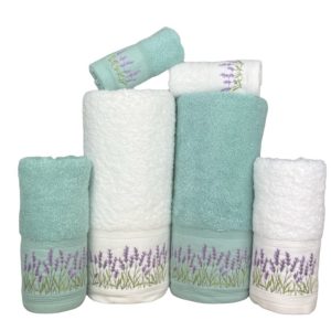 Conjunto de Baño Lavanda Verde Agua Conjunto de Banho Lavanda Verde Água