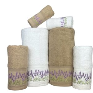 Conjunto de Banho Lavanda Camel